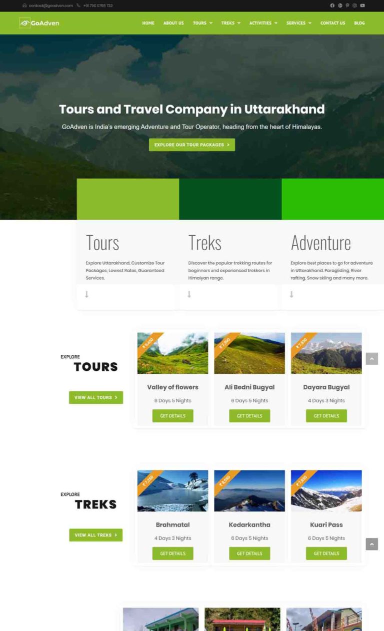 GoAdven Trekking Company Project